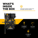 BE Power 1,500 PSI 1.6 GPM 1.5 HP Electric Pressure Washer with Powerease Motor and Triplex Pump - P1515EPNW