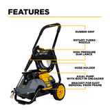 BE Power 2,300 PSI 1.7 GPM Electric Pressure Washer with Powerease Motor and AR Axial Pump - P2314EN