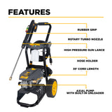 BE Power 2,700 PSI 1.3 GPM Electric Pressure Washer with AR Axial Pump - P2713EN