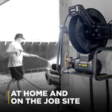 BE Power 1,500 PSI 2.0 GPM 2.0 HP Wall Mount Electric Pressure Washer with a Baldor Motor and General Triplex Pump - X-1520FW1GENH