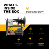 BE Power 1,500 PSI 2.0 GPM 2.0 HP Wall Mount Electric Pressure Washer with a Baldor Motor and General Triplex Pump - X-1520FW1GENH