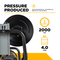 BE Power 3,000 PSI 4.0 GPM 7.5 HP Electric Pressure Washer with Baldor Motor and AR Triplex Pump - X-2775FW1A