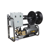 BE Power 3,000 PSI 4.0 GPM 7.5 HP Electric Pressure Washer with 7.5 HP - 3 Phase Baldor Motor and General Triplex Pump - X-2775FW3GENHT2