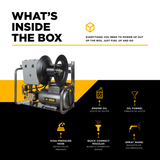 BE Power 3,000 PSI 4.0 GPM 7.5 HP Electric Pressure Washer with 7.5 HP - 3 Phase Baldor Motor and General Triplex Pump - X-2775FW3GENHT2