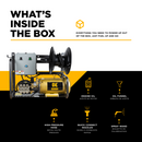 BE Power 3,200 PSI 4.0 GPM 10 HP Electric Pressure Washer with 10 HP - 3 Phase Baldor Motor and General Triplex Pump - X-3010FW3GENHT
