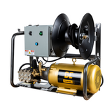 BE Power 3,200 PSI 4.0 GPM 10 HP Electric Pressure Washer with 10 HP - 3 Phase Baldor Motor and General Triplex Pump - X-3010FW3GENHT
