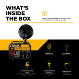 BE Power 3,100 PSI 3.1 GPM Cold Water Gas Pressure Washer - B3165HRAS