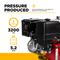 BE Power 3,200 PSI 5.2 GPM Truck Mount Cold Water Gas Pressure Washer - B3213HTBCS