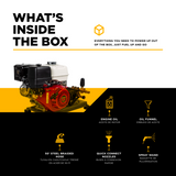 BE Power 3,200 PSI 5.2 GPM Truck Mount Cold Water Gas Pressure Washer - B3213HTBCS