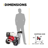 BE Power 4,200 PSI 4.2 GPM Cold Water Gas Pressure Washer - B4213HACS