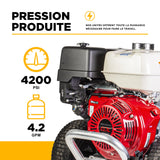 BE Power 4,200 PSI 4.2 GPM Cold Water Gas Pressure Washer - B4213HACS