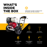 BE Power 4,200 PSI 4.2 GPM Cold Water Gas Pressure Washer - B4213HAGS