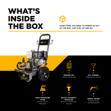 BE Power 4,200 PSI 4.2 GPM Cold Water Gas Pressure Washer - B4213HA