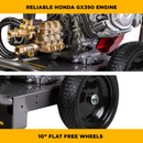 BE Power 4,200 PSI 4.2 GPM Cold Water Gas Pressure Washer - B4213HA