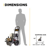 BE Power 4,200 PSI 4.2 GPM Cold Water Gas Pressure Washer - B4213HCS