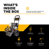 BE Power 4,200 PSI 4.2 GPM Cold Water Gas Pressure Washer - B4213HCS