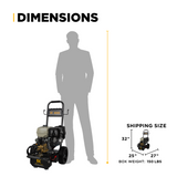BE Power 4,200 PSI 4.2 GPM Cold Water Gas Pressure Washer - B4213HESCS