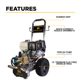 BE Power 4,200 PSI 4.2 GPM Cold Water Gas Pressure Washer - B4213HSJS