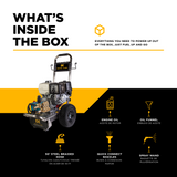 BE Power 4,200 PSI 4.2 GPM Cold Water Gas Pressure Washer - B4213HSJS