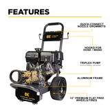 BE Power 4,400 PSI 4.2 GPM Cold Water Gas Pressure Washer - B4415PCS