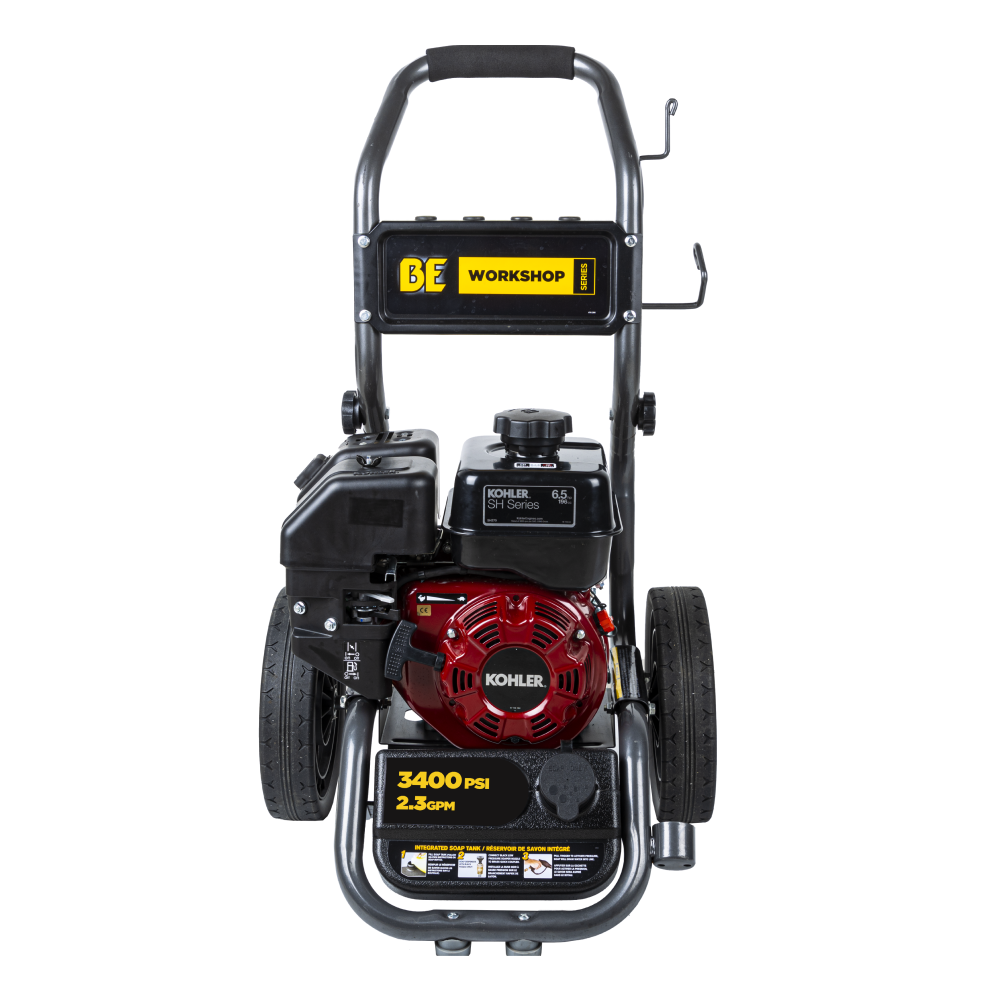 BE Power 3,400 PSI 2.5 GPM Cold Water Gas Pressure Washer - BE3465KX