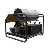 BE Power 3,000PSI 8.0GPM Hot Water Pressure Washer with Honda GX690 Engine and General Triplex Pump - HW3024HG12V