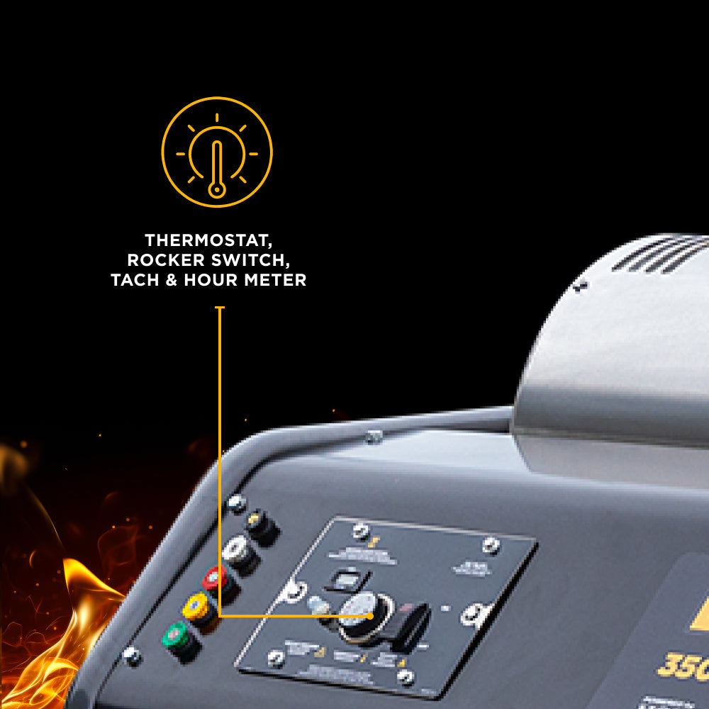 BE Power 3,500 PSI - 8.5 GPM Hot Water Pressure Washer Honda GX690 Engine and AR Triplex Pump - HW3524HA12V