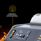 BE Power 3,500 PSI - 8.5 GPM Hot Water Pressure Washer Honda GX690 Engine and AR Triplex Pump - HW3524HA12V