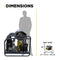BE Power 3,500 PSI - 8.5 GPM Hot Water Pressure Washer Honda GX690 Engine and AR Triplex Pump - HW3524HA12V