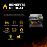 BE Power 3,500 PSI - 8.5 GPM Hot Water Pressure Washer Honda GX690 Engine and AR Triplex Pump - HW3524HA12V