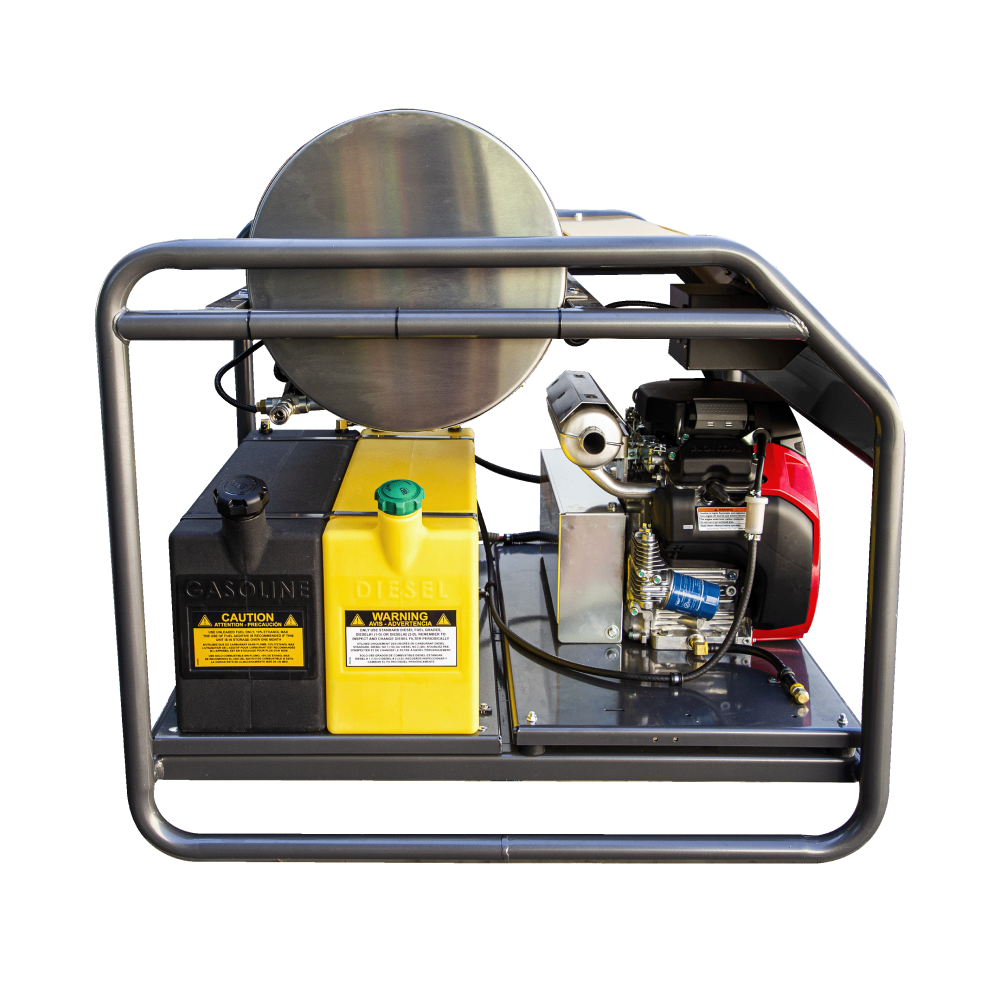 BE Power 3,500PSI 5.6GPM Hot Water Pressure Washer Honda GX690 Engine and General Triplex Pump - HW3524HG12V