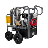 BE Power 4,000 PSI - 4.0 GPM Hot Water Pressure Washer with Honda GX390 Engine and Belt Driven General Triplex Pump - HW4013HBG