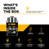 BE Power 4,000 PSI - 4.0 GPM Hot Water Pressure Washer with Honda GX390 Engine and Belt Driven General Triplex Pump - HW4013HBG