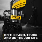 BE Power 4,000 PSI - 4.0 GPM Hot Water Pressure Washer with Honda GX390 Engine and Comet Triplex Pump - HW4013HC