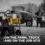 BE Power 4,000 PSI - 4.0 GPM Hot Water Pressure Washer with Honda GX390 Engine and General Triplex Pump - HW4013HG