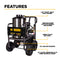 BE Power 4,000 PSI - 4.0 GPM Hot Water Pressure Washer with Honda GX390 Engine and General Triplex Pump - HW4013HG