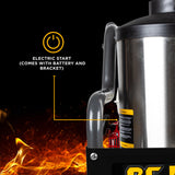 BE Power 4,000 PSI - 4.0 GPM Hot Water Pressure Washer with Honda GX390 Engine and General Triplex Pump - HW4013HG