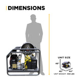 BE Power 4,000 PSI - 5.5 GPM Hot Water Pressure Washer with Honda GX690 Engine and AR Triplex Pump - HW4024HA12V