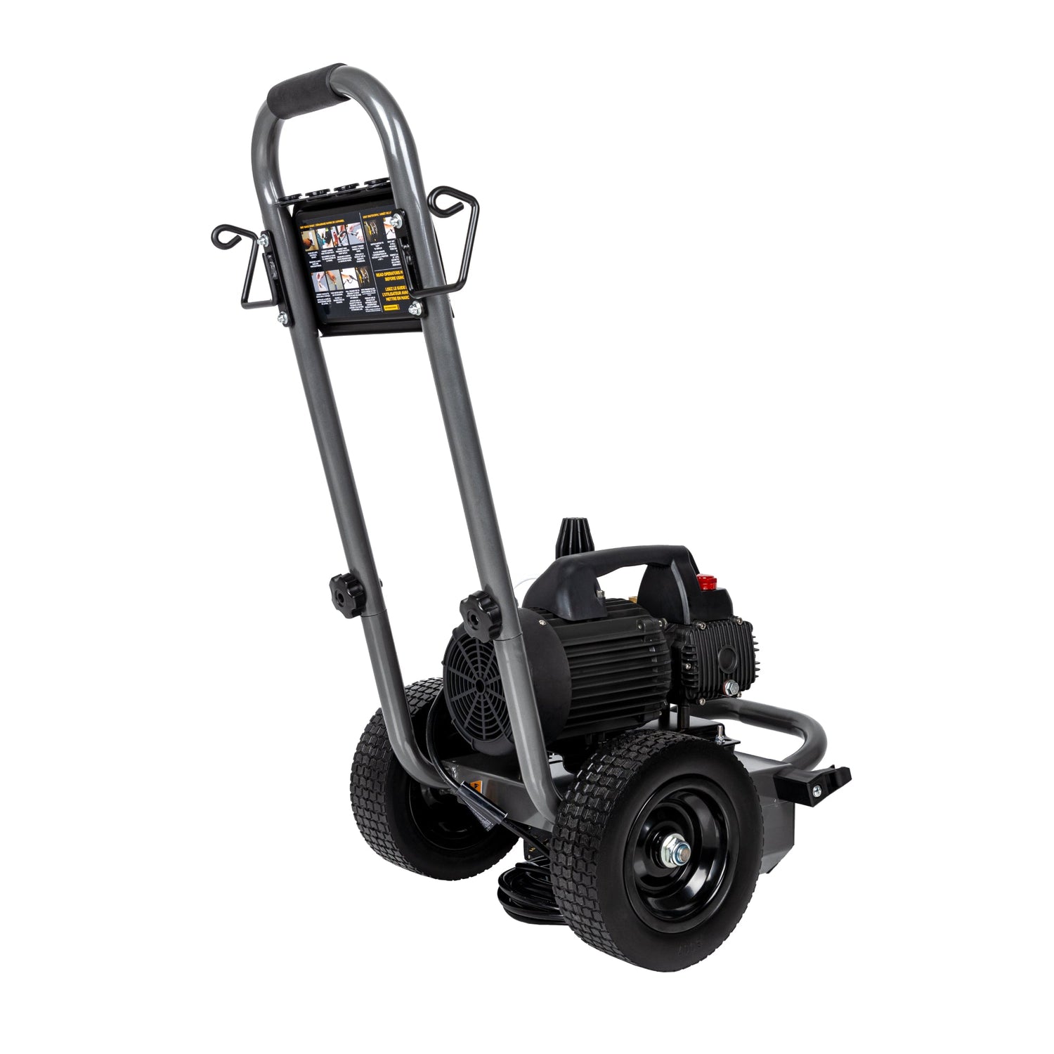 BE Power 1,500 PSI 1.6 GPM 1.5 HP Electric Pressure Washer with Powerease Motor and Triplex Pump - B1515EN