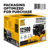 BE Power 12,500 Watt Tri-Fuel Generator - BE12500T