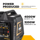 BE Power 4,000 Watt Digital Inverter Generator - BE4000I