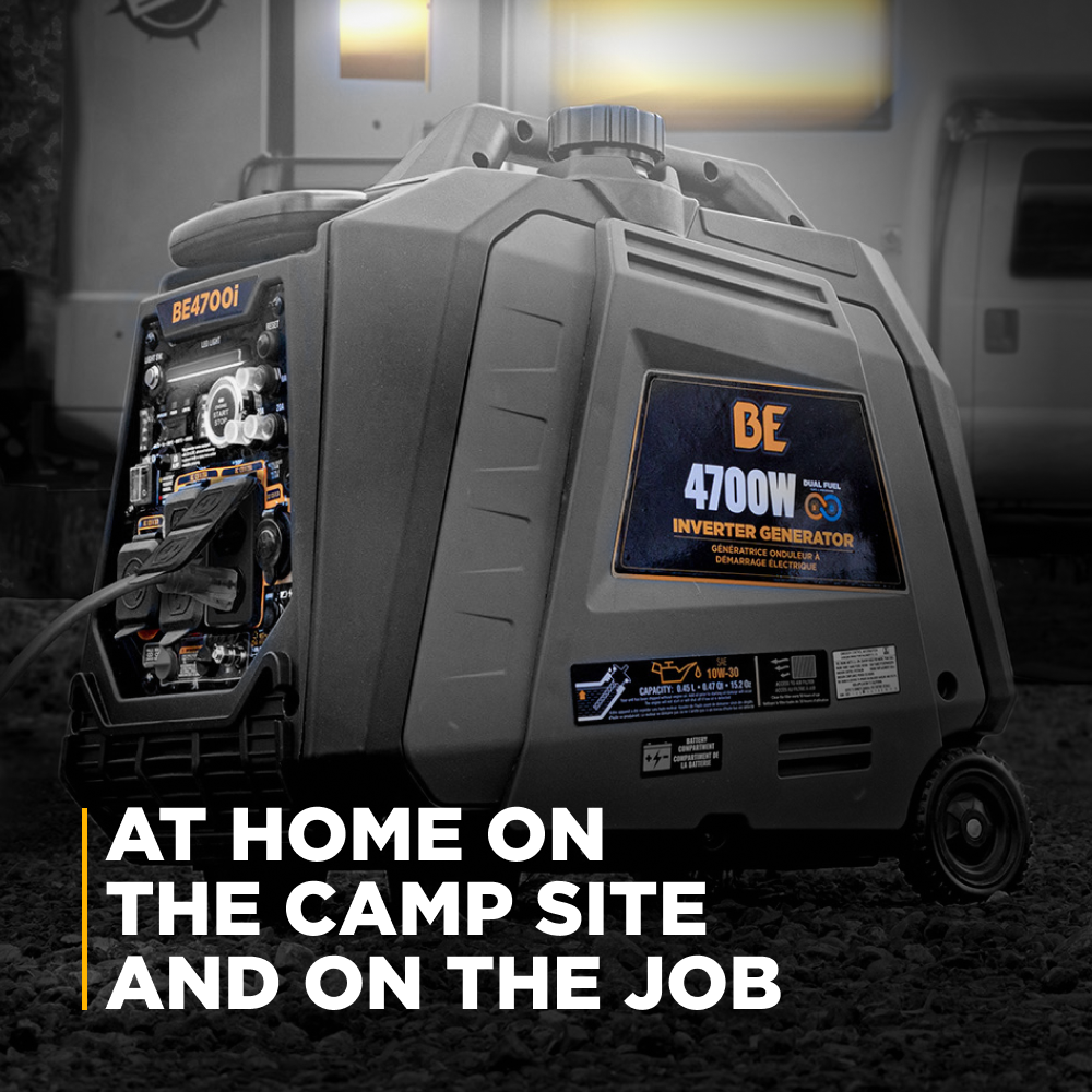 BE Power 4,700 Watt Digital Inverter Generator - BE4700ID