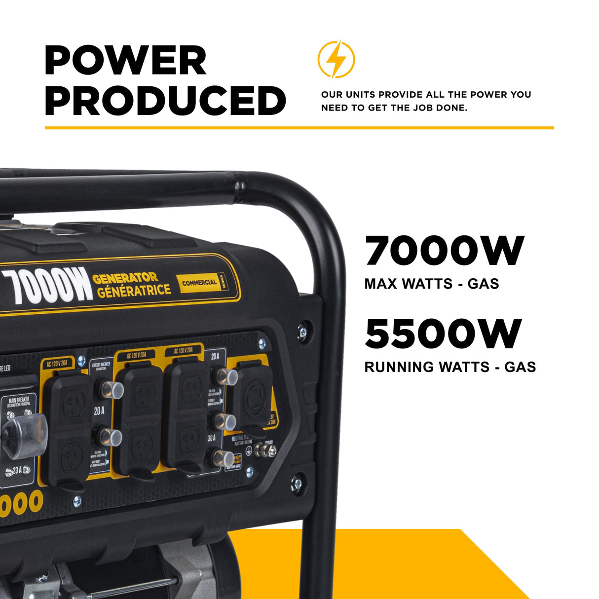 BE Power 7,000 Watt Generator - BE7000