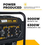 BE Power 9,000 Watt Generator - BE9000