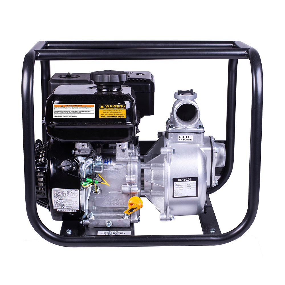 BE Power 2" 33PSI 158GPM Water Transfer Pump with Powerease 225 Engine