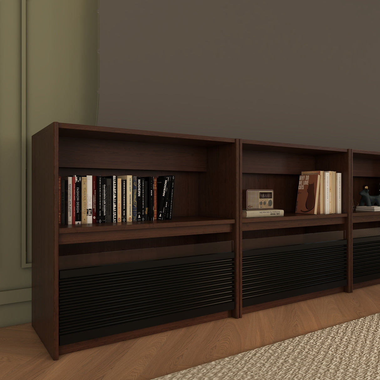 Bundle VIVIDSTORM Nexus Motorized Projector Screen Integrated Shelving Unit & S White Cinema/S ALR Motorized Tension Floor Rising Obsidian Long Throw ALR Projector screen