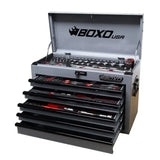 MotoBox | 103-Piece Metric Motorcycle Tool Set with 5-Drawer Hand Carry Tool Box