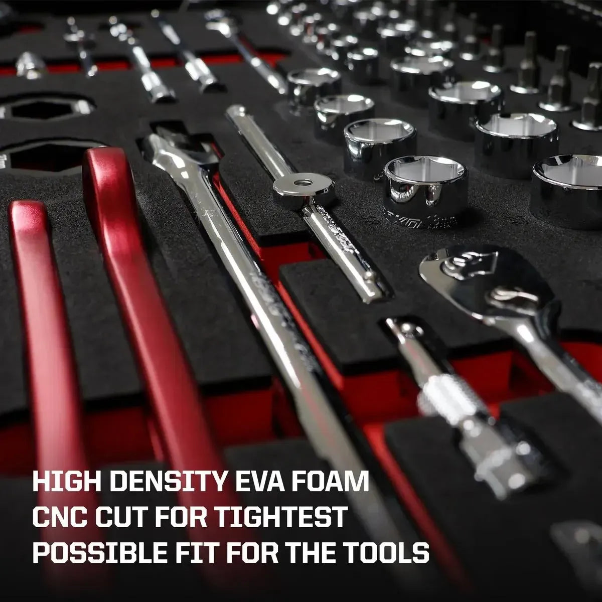 MotoBox | Ricky Carmichael 26" 5-Drawer Portable Tool Box with 103-Piece Metric Motorcycle Tool Set