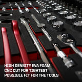 MotoBox | Ricky Carmichael 26" 5-Drawer Portable Tool Box with 103-Piece Metric Motorcycle Tool Set