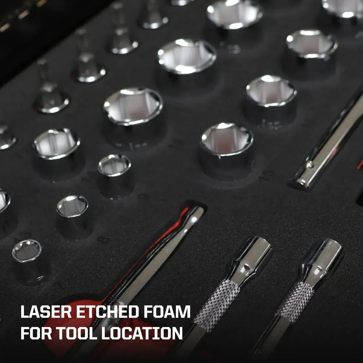 MotoBox | Ricky Carmichael 26" 5-Drawer Portable Tool Box with 103-Piece Metric Motorcycle Tool Set